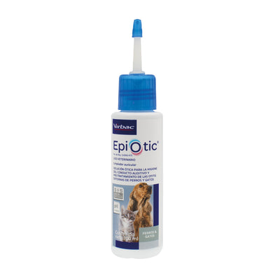 Virbac | Epiotic limpiador auricular antiséptico para perros y gatos 100 ml – 100 ml