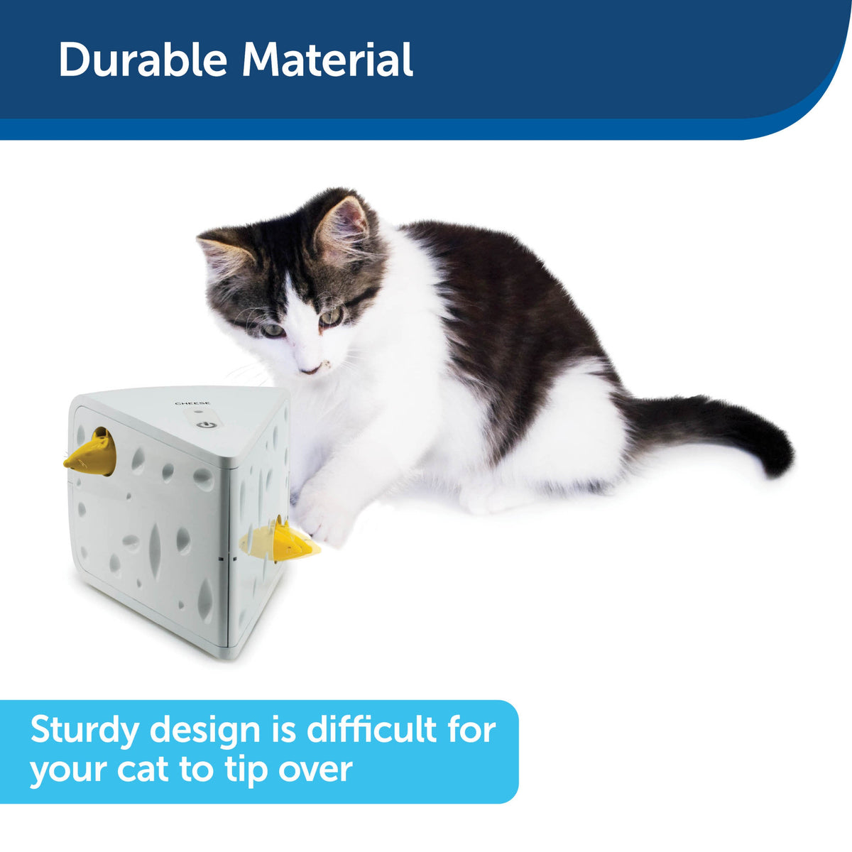 Cheese Automatic Cat Toy