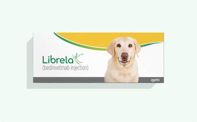 Caja oficial de Librela bedinvetmab inyectable de Zoetis