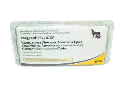Zoetis Vanguard Plus 5/CV · envase frontal