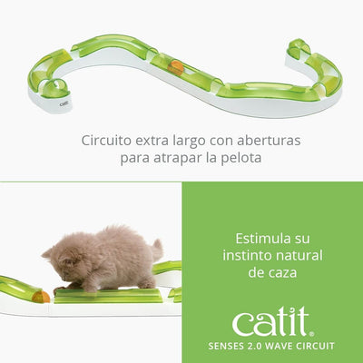 Catit | Circuito de juegos Senses 2.0 Wave Circuit