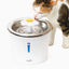 Catit | Fuente para mascotas Flower Fountain con parte superior de acero inoxidable de alta calidad