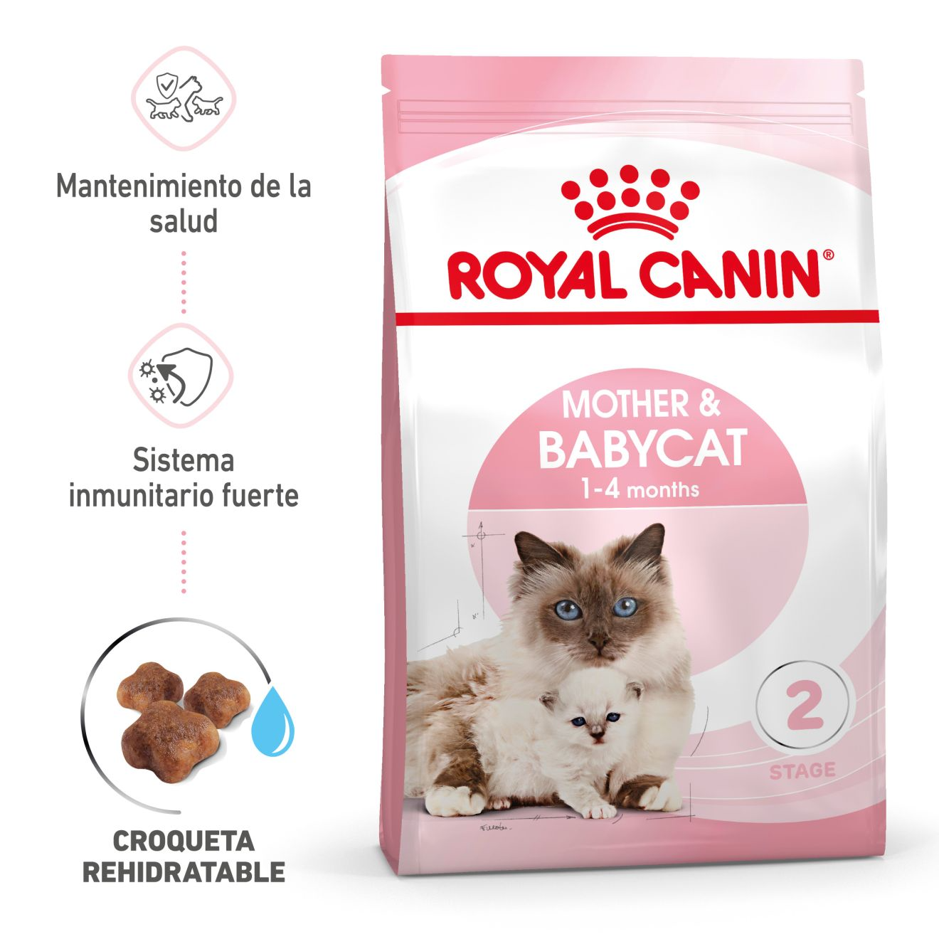 ROYAL CANIN | Alimento seco para gatas madres y crías Mother & Babycat