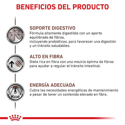 ROYAL CANIN | Alimento seco para perros Gastrointestinal High Fibre