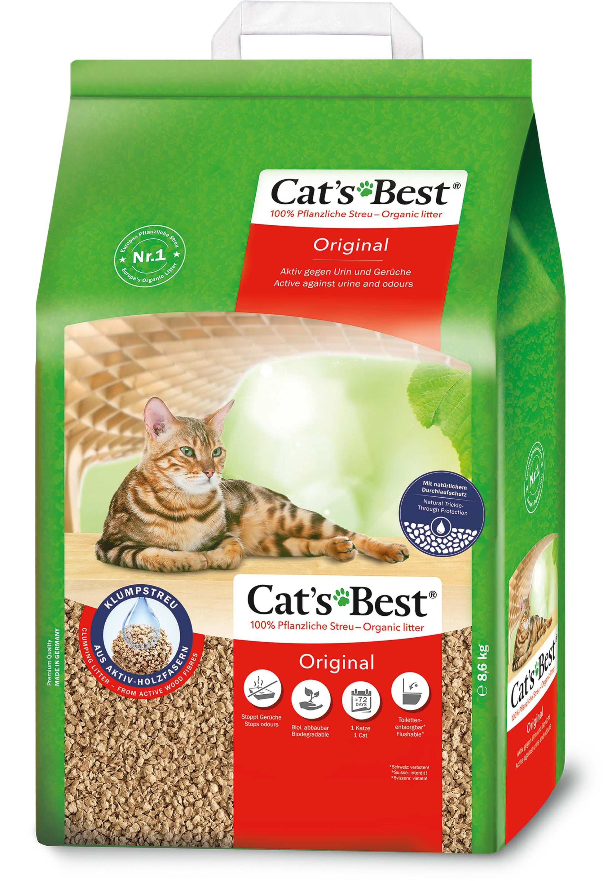 Cat's best original arena aglomerante vegetal CAT'S BEST